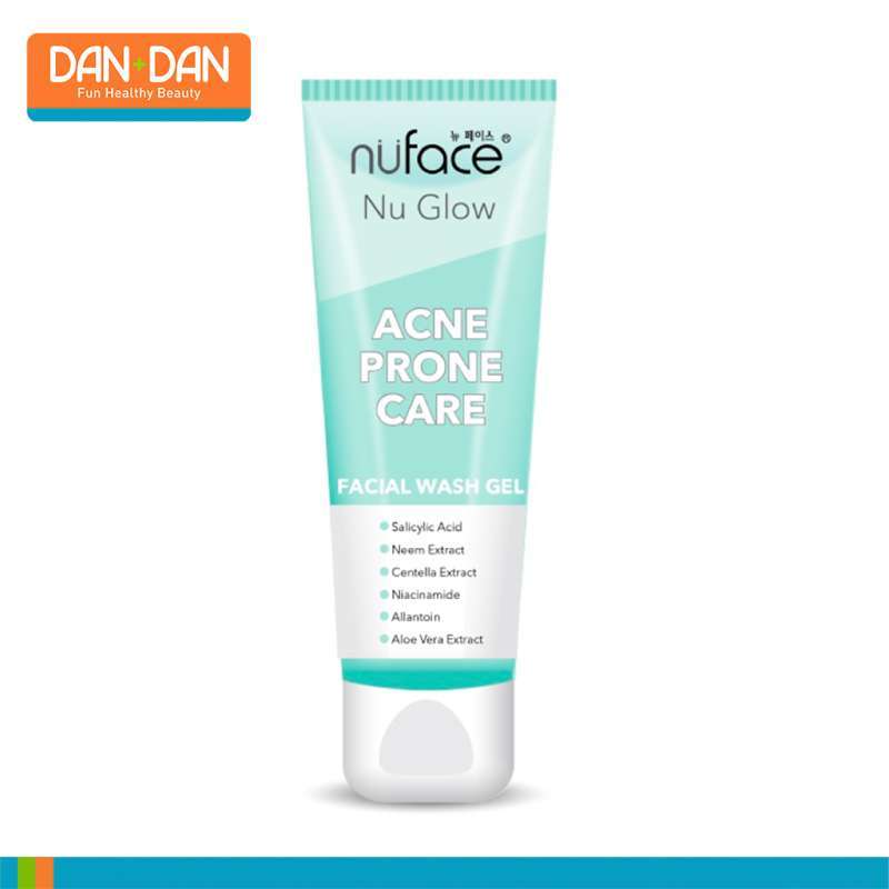 Promo Nuface Nu Glow Acne Prone Care Facial Wash Gel 80gr 433313