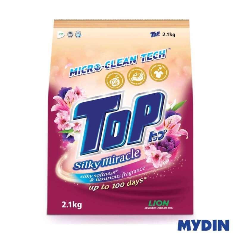 Jual Top Detergent Powder Silky Miracle (2.1kg) Malaysia 5479550 di Seller Youbeli Malaysia