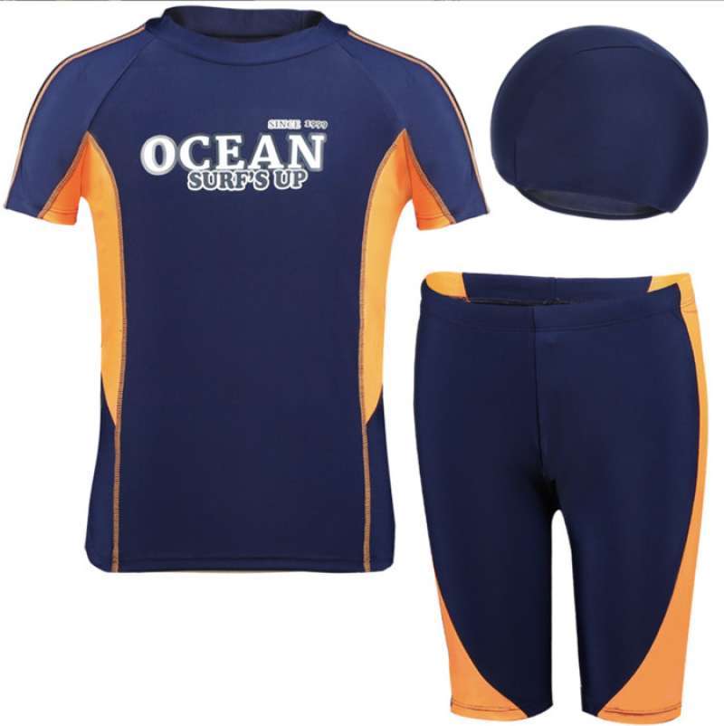Promo Baju Renang Remaja Anak Tanggung Big Boy Swimwear Beach Outfit