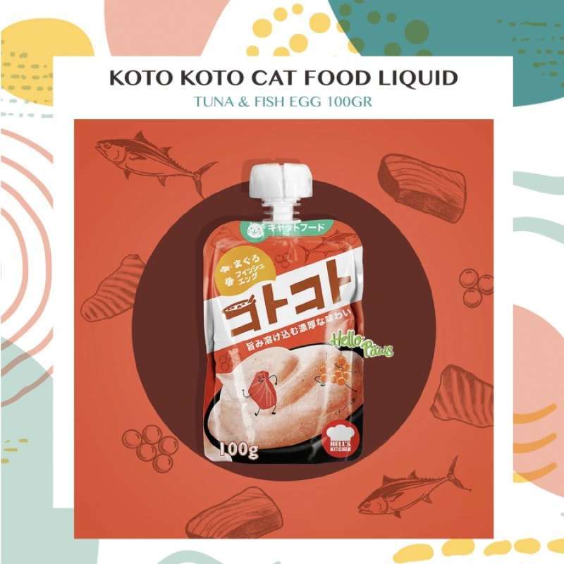 Jual Koto Koto Tuna Fish Egg Cat Liquid Food Makanan Basah Snack