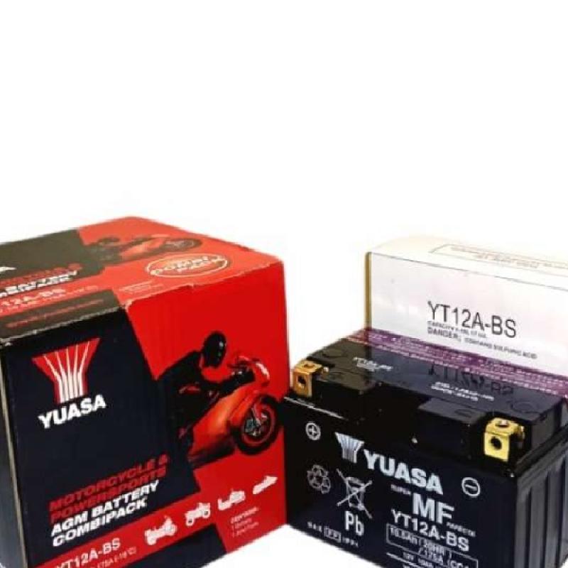 Jual Aki Motor Suzuki GSX R1000, R750, SV 650, TL 1000 Yuasa YT12A BS