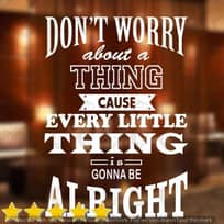 Jual Siladamas Stiker Quotes Dont Worry Thing Dinding Tembok Kaca Jual Siladamas Stiker Quotes Dont Worry Thing Dinding Tembok Kaca