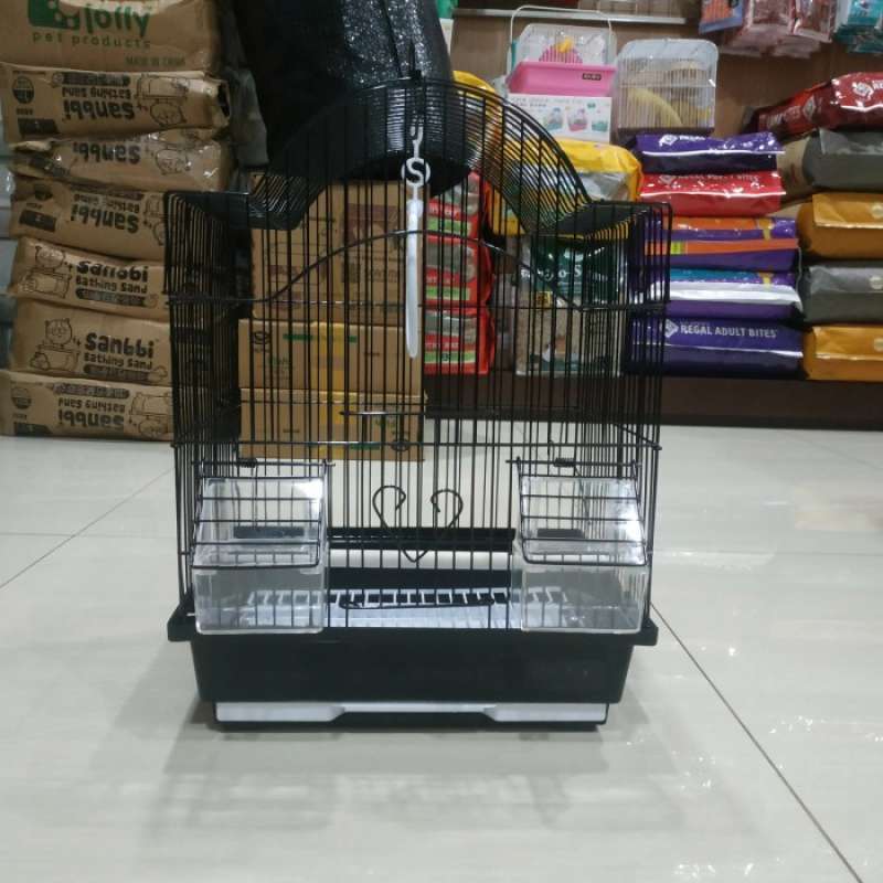 Promo Kandang Burung Dayang Bird Cage A112 A113Hitam Diskon 10 di