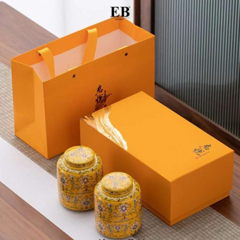 Jual Tempat Daun Teh Kopi / Jar Keramik / Tea Leaf Storage Set 51/3 di ...