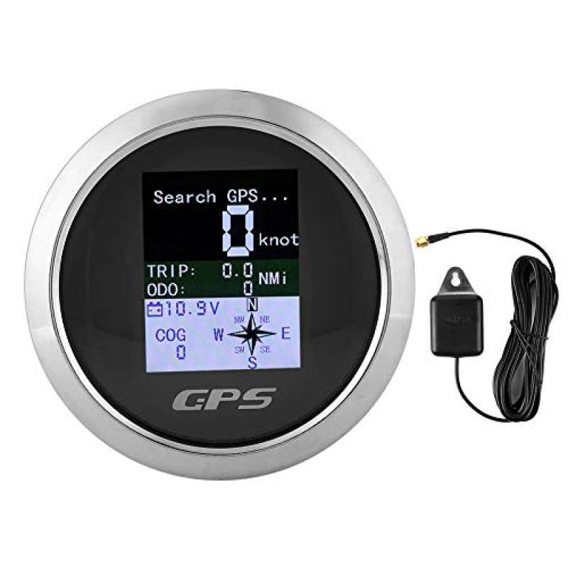 Promo Acouto Speedometer for Car 85mm Speedometer GPS Car Boat Engineer ...
