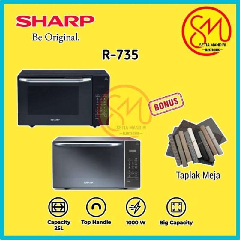 Promo Sharp R735mt Grill Microwave Oven R735mt R735mt (k) Diskon 14