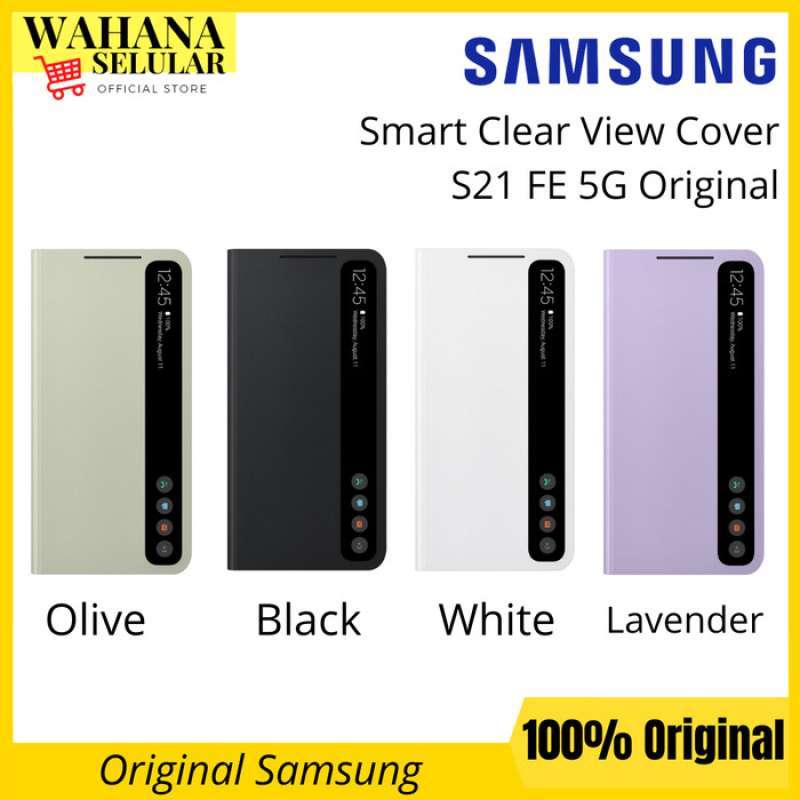 Jual Samsung Smart Clear View Cover S21 FE 5G Original EF-ZG990 di ...