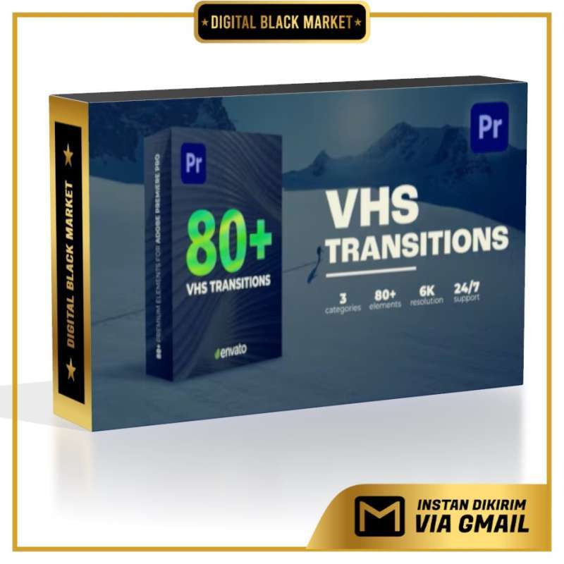 Jual Transitions Vhs Premiere Pro di Seller DIGITAL BLACK MARKET