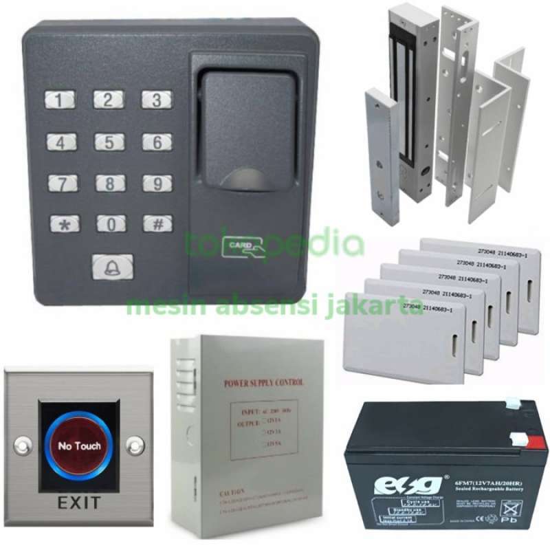 Promo access door fingerprint x6 paket akses door fingerprint access