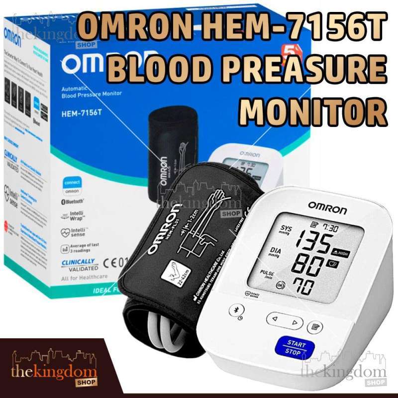 Jual Omron HEM7156T 7156AT Blood Pressure Monitor Tensi Tensimeter 7156 AT Tekanan Darah di