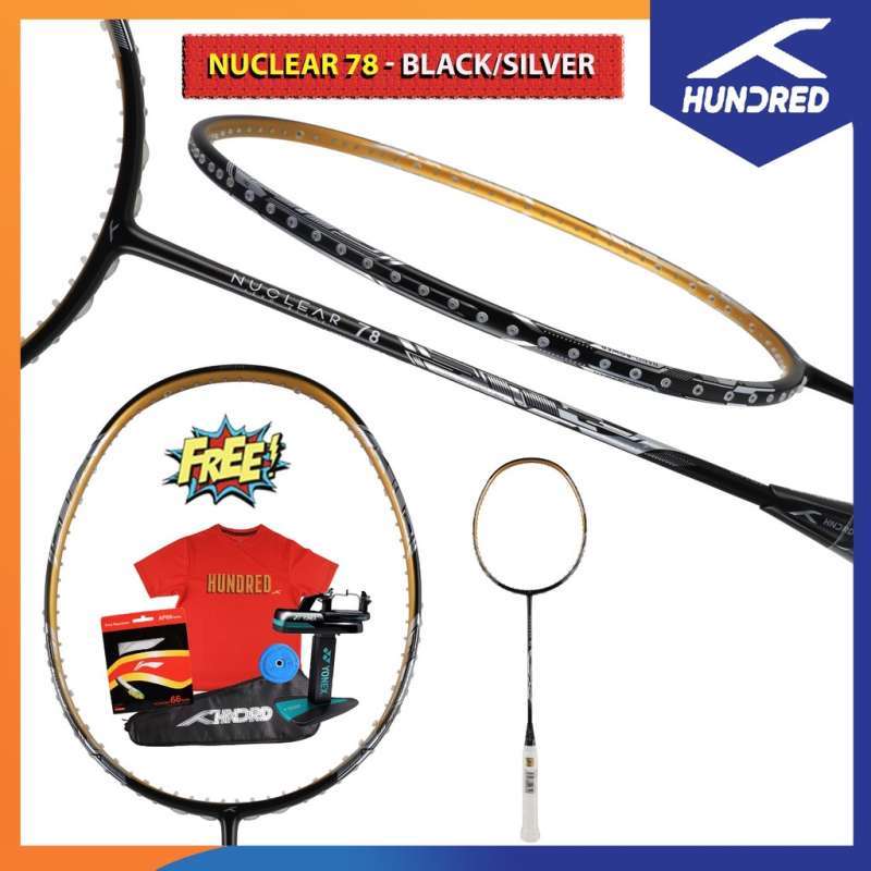 Jual HUNDRED Raket Nuclear 78 Raket Badminton Original di Seller ...
