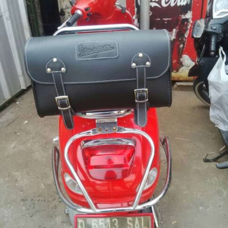 Jual Tas Backrack/Tas Sandaran Jok Belakang/Tas Rak Belakang Vespa S125