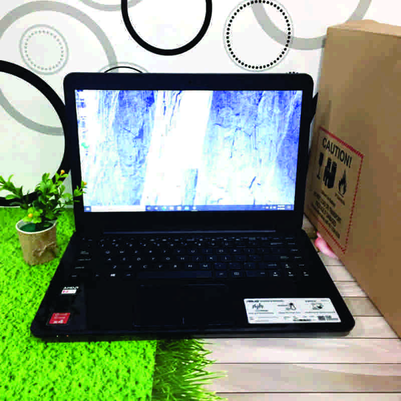 Jual FLASH SALE! LAPTOP ASUS E402WA NAVY (NEW)/ RAM 4GB/ SSD 128GB/ 14/ WIN 10/ FULLSET/ GARANSI