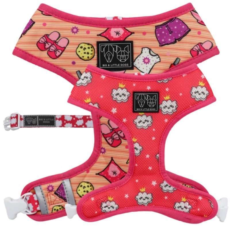 Jual Big Little Dogs SLUMBER PARTY Reversible Harness EXTRA SMALL