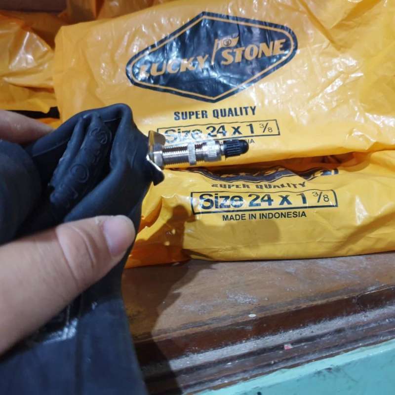 Jual Ban Dalam 24 X 1 3 8 Kursi Roda Sepeda Balap Luckystone Pentil EV jual-ban-dalam-24-x-1-3-8-kursi-roda-sepeda-balap-luckystone-pentil-ev