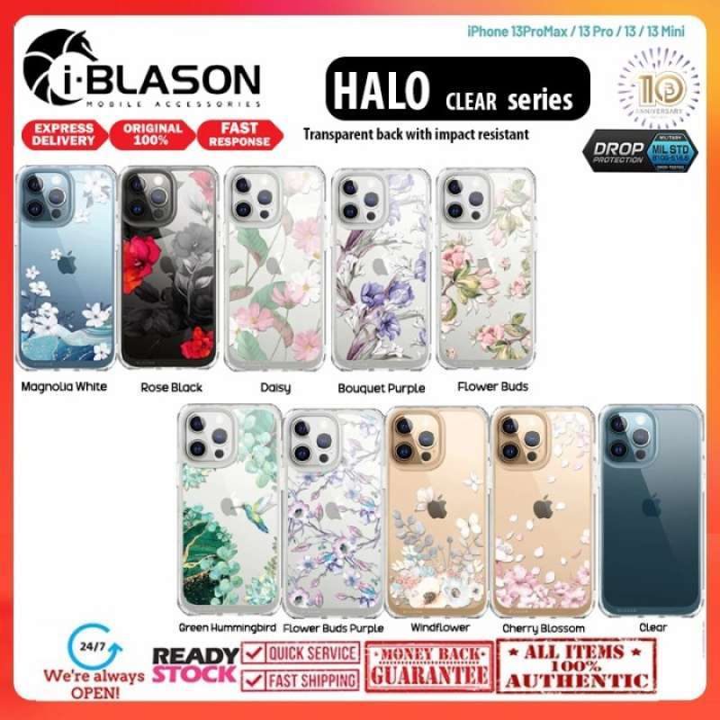Promo Case iPhone 13 PRO MAX iBLASON i-BLASON HALO CLEAR Cover With