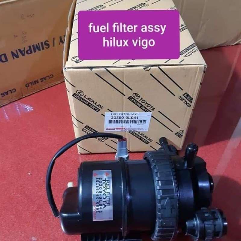 Jual fuel filter solar assy komplit innova diesel, hilux vigo, fortuner