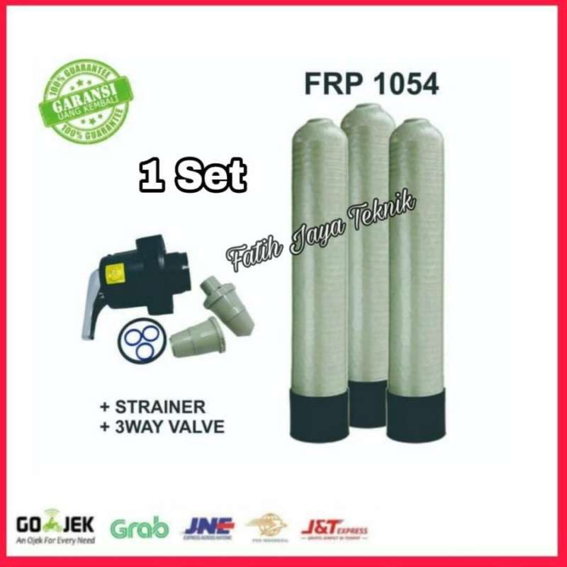 Jual Tabung Filter Air FRP 1054 Manual Filter 3Way Tabung Filter Air di