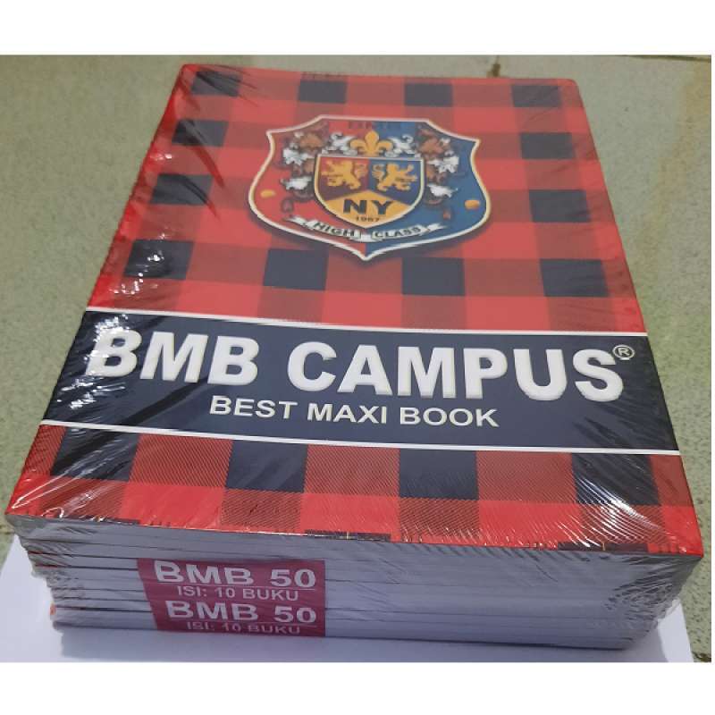 Jual Bmb Campus 50 Lembar 10 Buku Tulis Best Maxi Book Boxy 1 Pak Di
