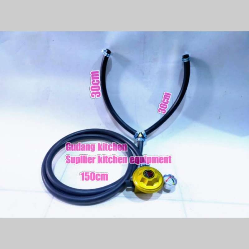 Jual selang gas Regulator utu oven cabang pararel 150Ã—30Ã—30 kuat