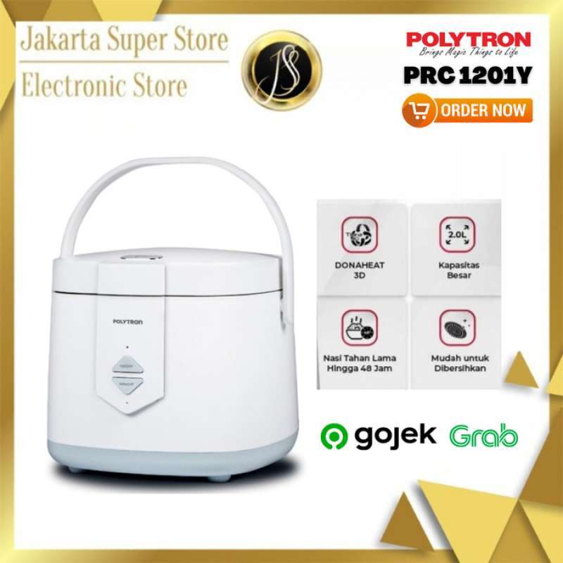 Jual POLYTRON RICE COOKER DONABE 2 Liter PRC 1201 di Seller Hanskitchen