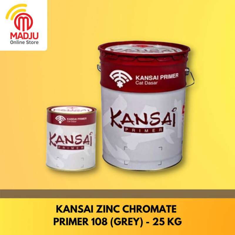 Jual Cat Dasar Besi Kansai Primer Zinc Chromate 25kg Di Seller Toko