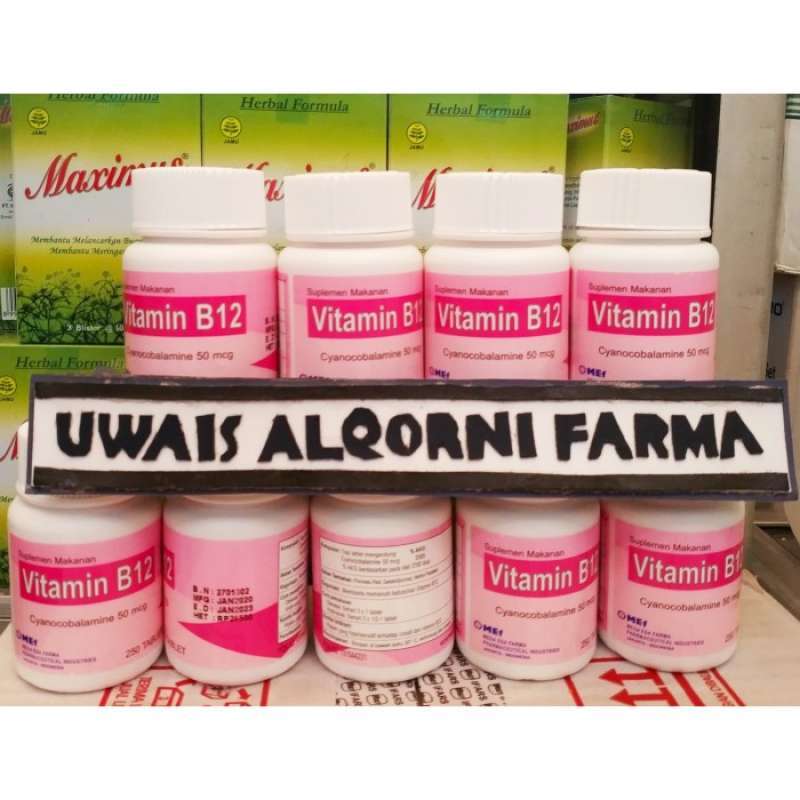 Jual Vitamin B1250mgBotol isi 250TabletMultivitamin AnemiaMefMurah
