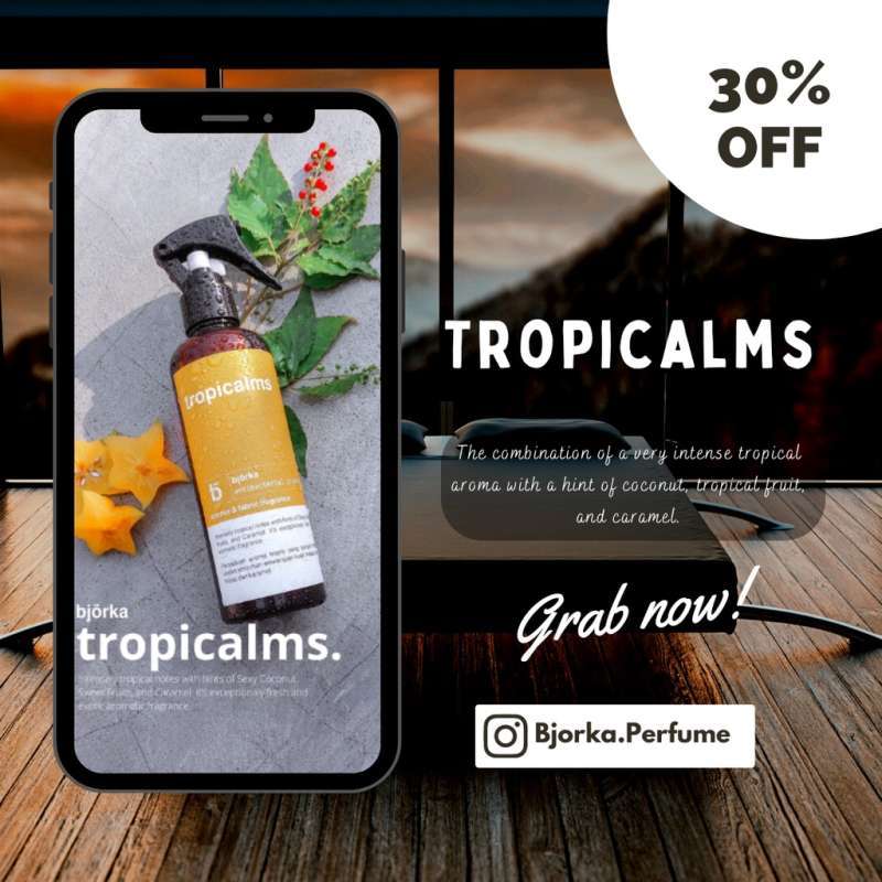 Jual Tropicalms Interior Fabric Fragrance Bed Linen Spray Blanket