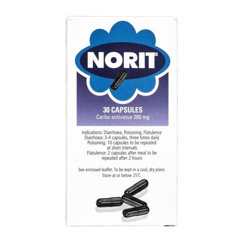 Promo Norit Carbo Activatus 200Mg, 30S Impor Singapore Diskon 16% di ...