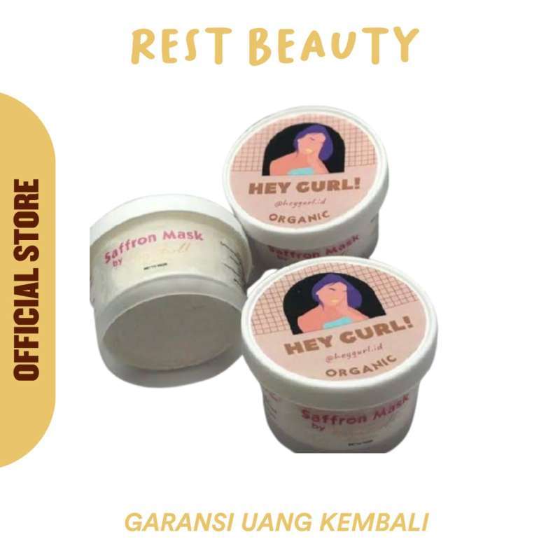 Jual [free Spatula] Saffron Mask By Heygurl Mask Original (reseller ...