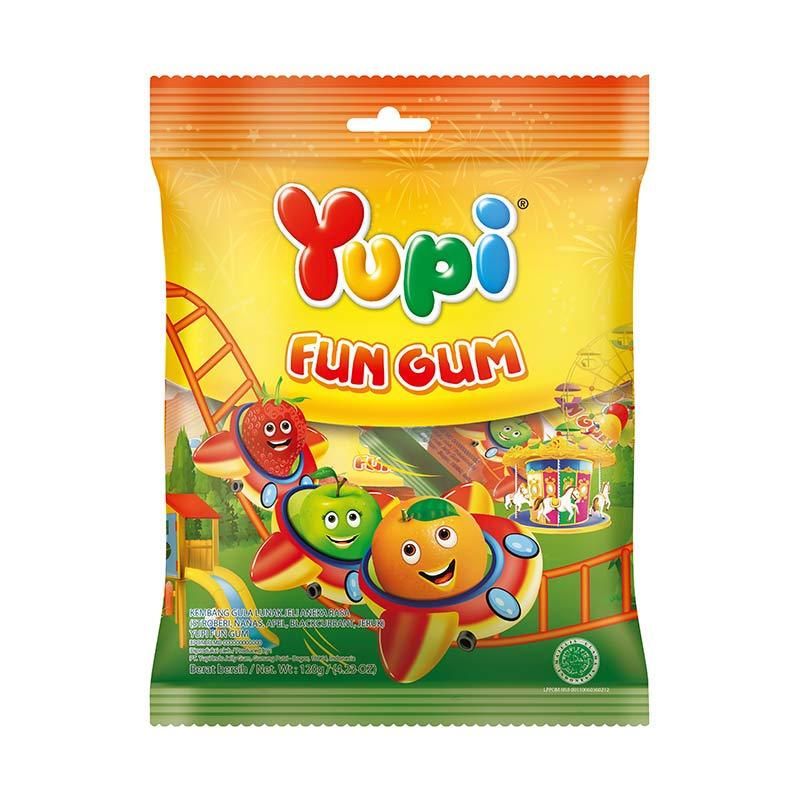 Promo Yupi Fun Gum Permen Jelly [110 G/ Kemasan Hanging Bag] Diskon 13%