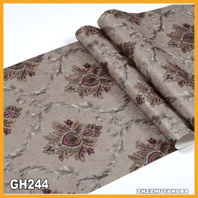 Promo Wallpaper Dinding Sticker Motif Batik Jogja Ukuran 45cm X 8m