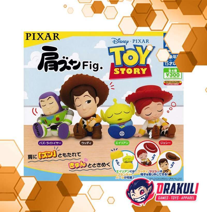 Promo Gacha Gashapon Disney Pixar Toy Story Shoulder Dung Fig. Diskon 1