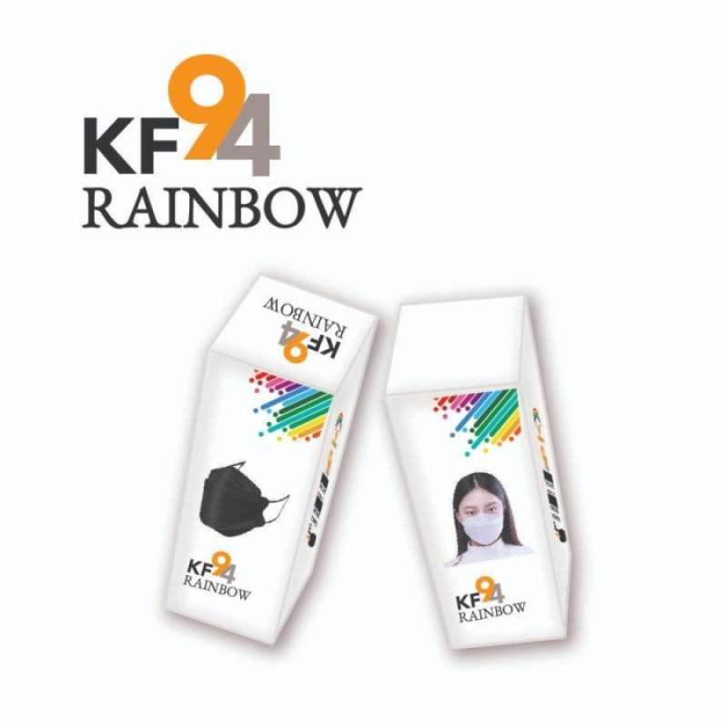 Promo Masker KF94 Rainbow KF94 Warna Warni Masker Artis Diskon 23 di
