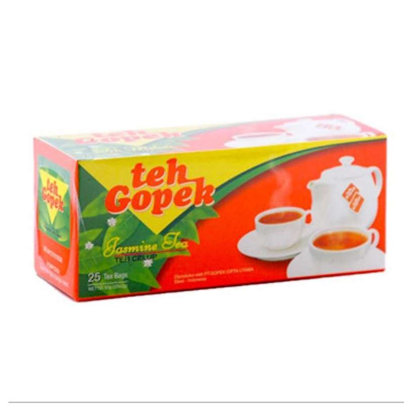Jual Teh Gopek Box Jasmine Tea 25s/Teh Kemasan/Teh Melati/Jasmine Tea