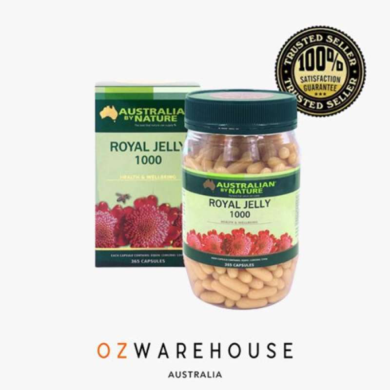 Jual OZ AUSTRALIAN BY NATURE ROYAL JELLY 1000MG 365 CAPSULES di Seller Ozwarehouse Australia