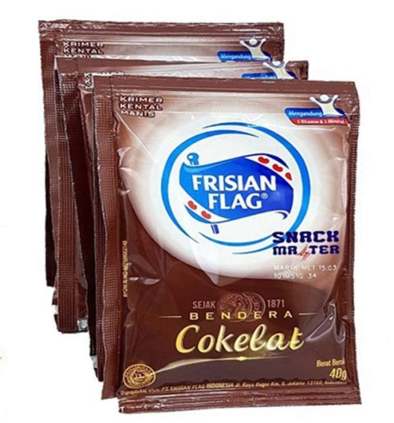 Jual Frisian Flag Susu Kental Manis Cokelat 1 Renceng (38gr x 6 Sachets