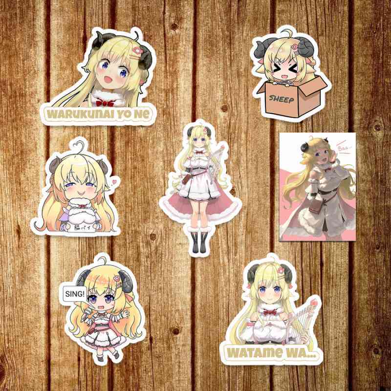 Jual Stiker Pack Hololive - Tsunomaki Watame [7 Pcs] di Seller Yeager ...