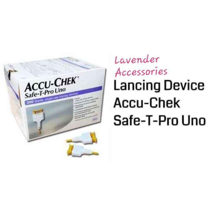 Promo Accu Chek Lancet Safe T Pro Uno 200 Pcs Diskon 23% Di Seller ...