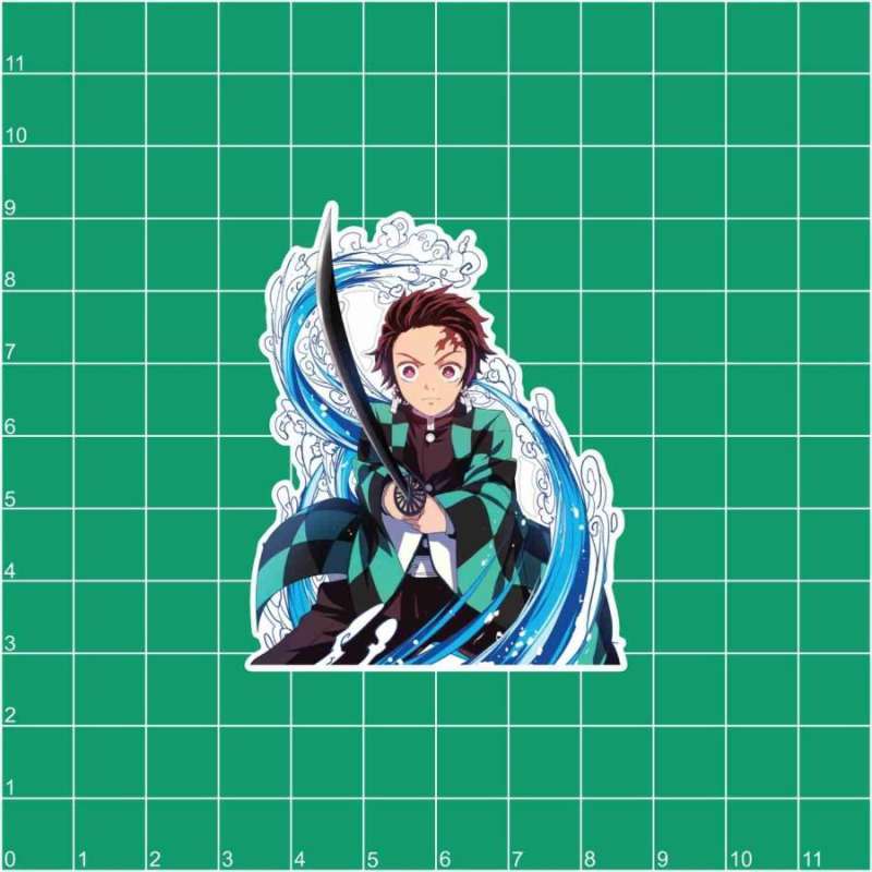 Jual Sticker - Stiker Kimetsu No Yaiba -demon Slayer- Tanjiro Kamado ...