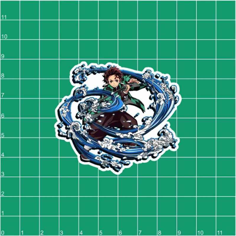 Jual Sticker - Stiker Kimetsu No Yaiba -demon Slayer- Tanjiro Kamado ...