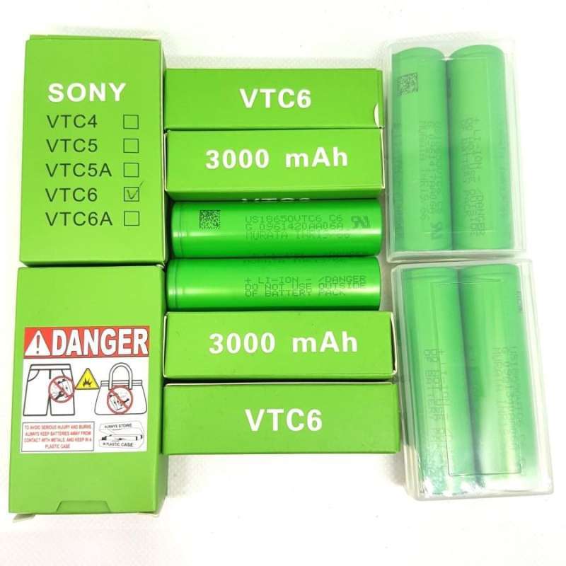 Jual Sony Murata Vtc 6 / Vtc6 Dijamin Authentic 18650 3000mah Di Seller ...
