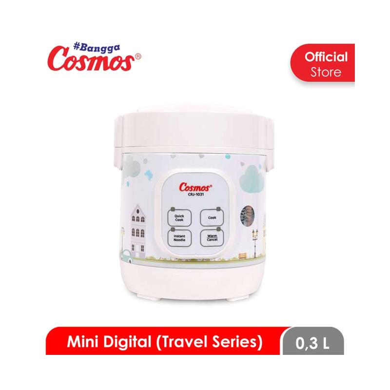 Promo Cosmos CRJ1031 Mini Rice Cooker Digital [JKT/ 0.3 L] Diskon 11