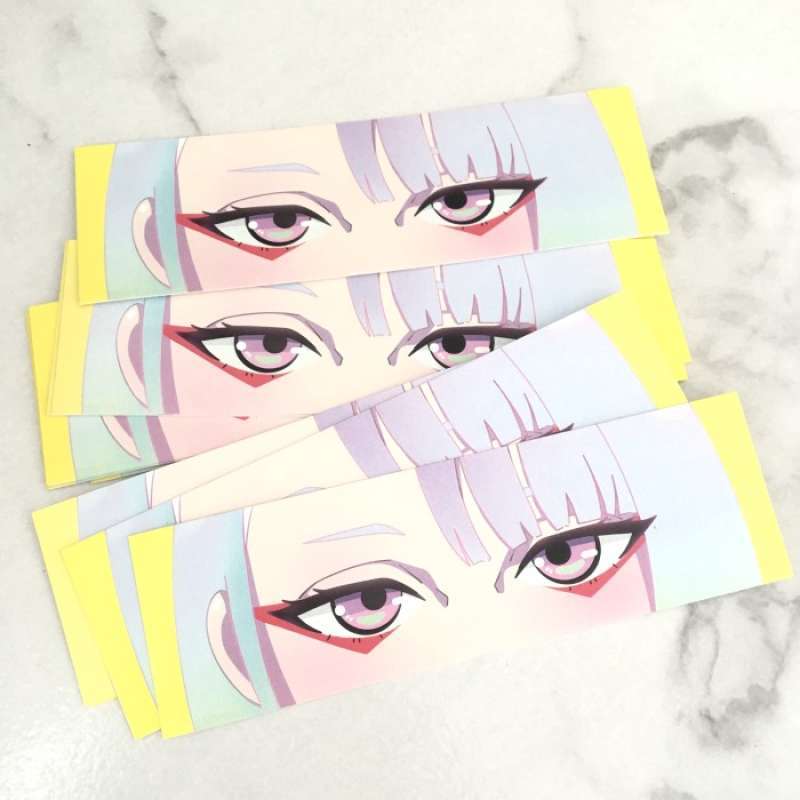 Promo Lucy Slap Sticker Cyberpunk Edgerunners, Anime Slap Sticker