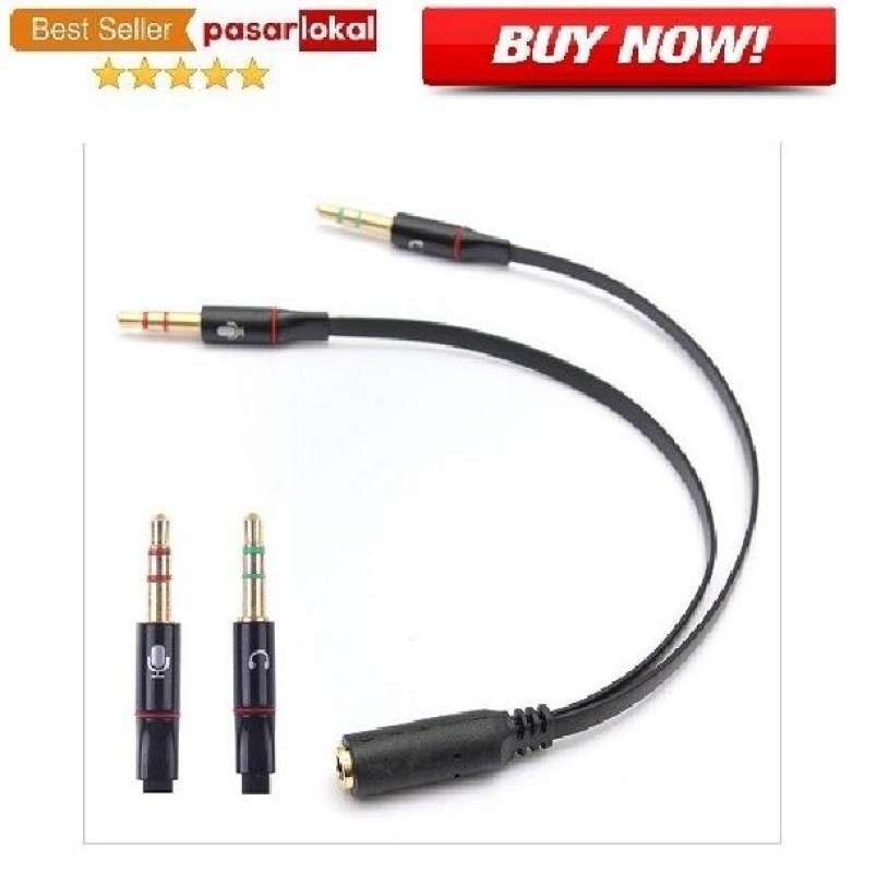 Jual Splitter Audio Jack 3.5mm Female Ke Dual 3.5mm Male Hifi Di Seller Pasarlokal Kebon Jeruk