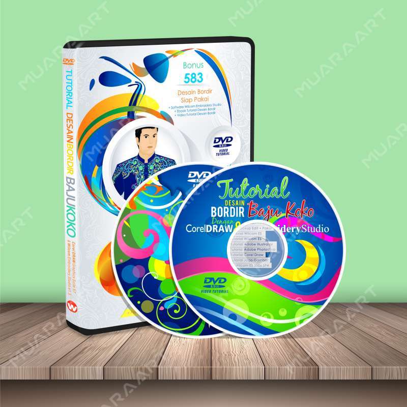 Jual Dvd Bundle Dan Flashdisk Tutorial Desain Bordir Baju Koko Dengan ...