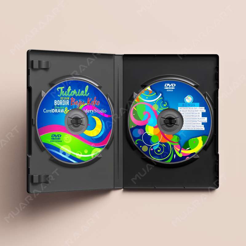 Jual Dvd Bundle Dan Flashdisk Tutorial Desain Bordir Baju Koko Dengan ...
