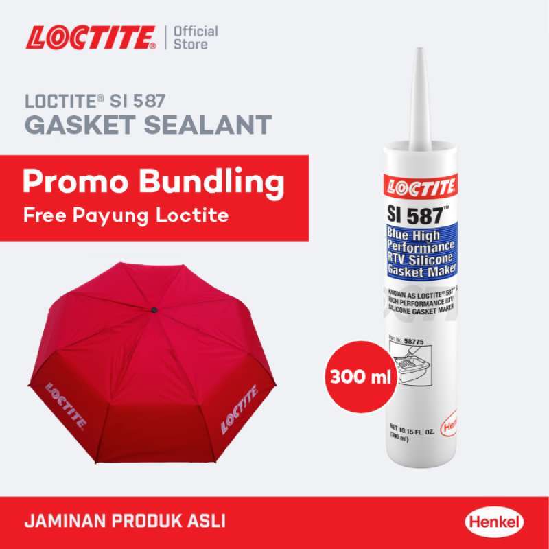 Jual Henkel LOCTITE SI 587 Gasket Sealant Lem Paking/Gasket 300 ml di