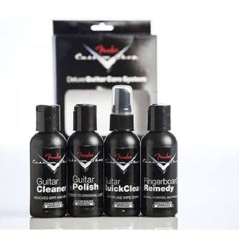 Jual Fender Custom Shop Deluxe Guitar Care System 4 Pack di Seller