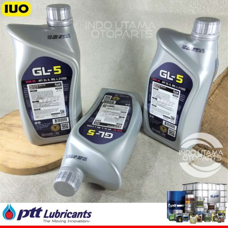 Promo Oli Transmisi Manual 80w90 Ptt Lubricants Api Gl5 Gear Oil 1l